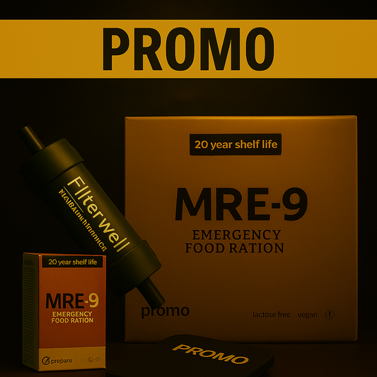 Ration de survie 24 jours + Filtre à Eau 4 000 L offerte.