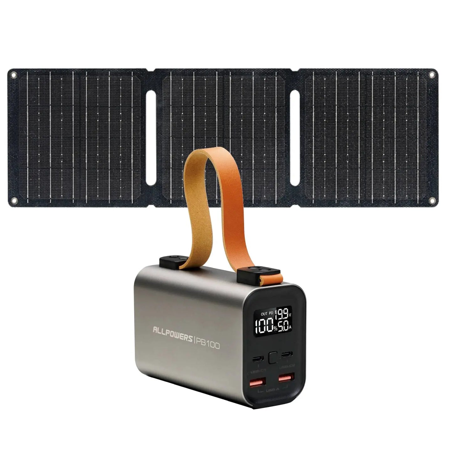 Batterie Solaire Portable ALLPOWERS PB100W – 24000mAh / 21W