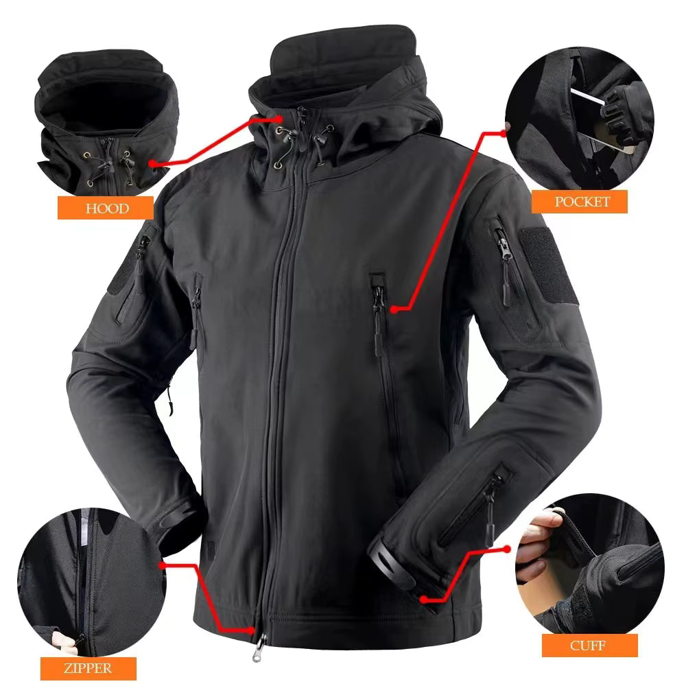 Veste Tactique Imperméable – Votre Meilleur Allié Face aux Éléments